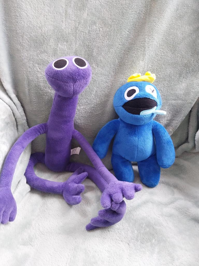 Rainbow Friends Knuffels - Paars en Blauw, Ophalen, Overige merken, Overige karakters, Overige typen