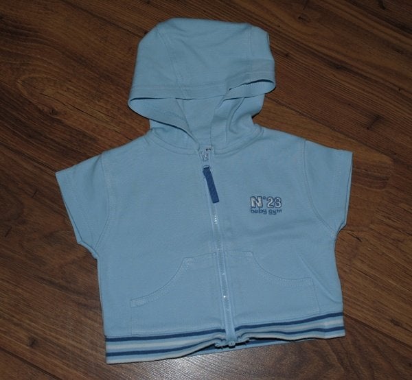 L.blauw sport vestje zomer hooded vest capuchonvest maat 50, Ophalen of Verzenden, Nieuw, Jongetje of Meisje, Truitje of Vestje