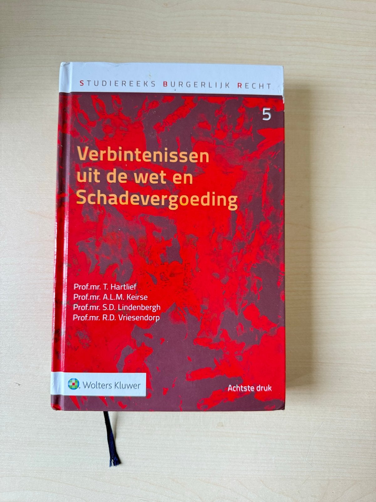 Verplichtingen uit de wet en schadevergoeding-SBR 5, 8e druk, Ophalen of Verzenden, Alpha, Zo goed als nieuw, WO