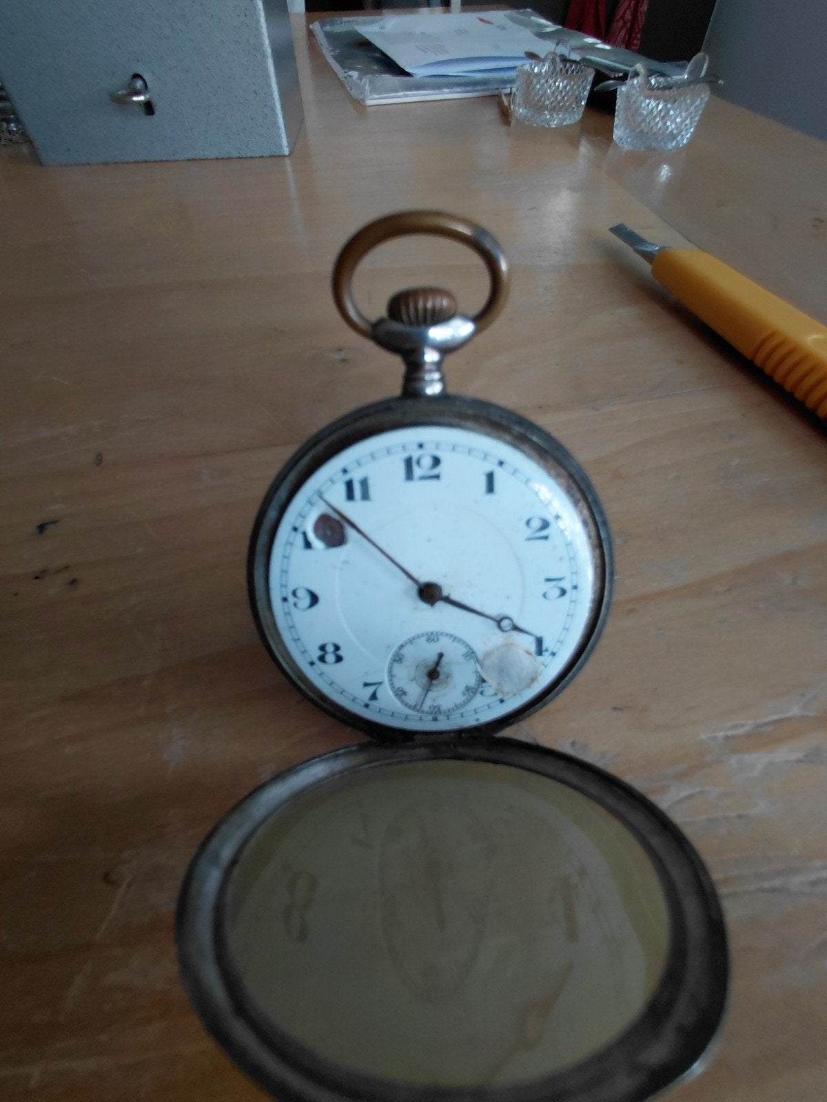 2 ZAKHORLOGE,S 1 ZILVER EN STOPWATCH ALLEN GOED LOPEND, Ophalen of Verzenden