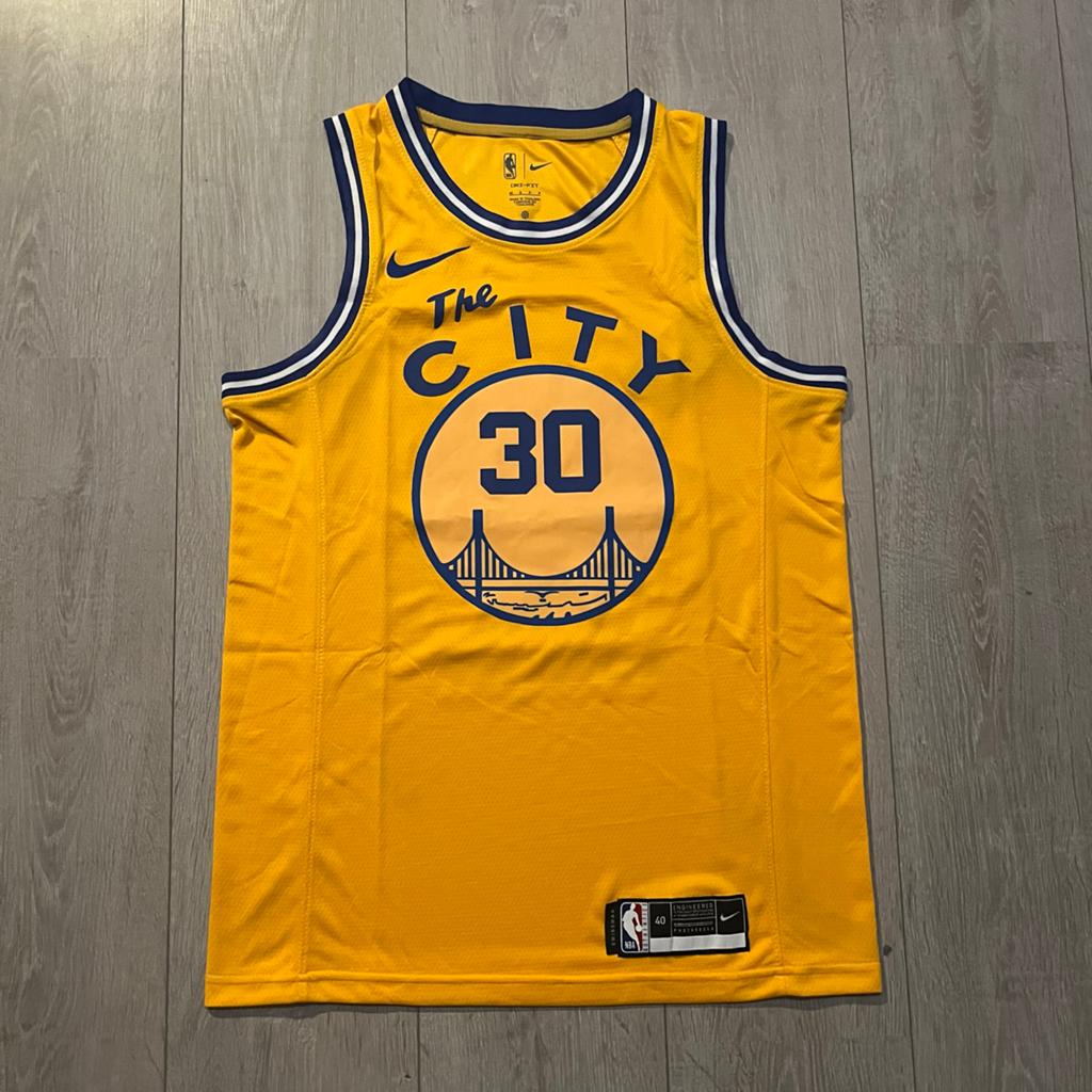 NBA Golden State Warriors Curry #30 Basketbal Shirt, Verzenden, Geel, Zo goed als nieuw, Algemeen