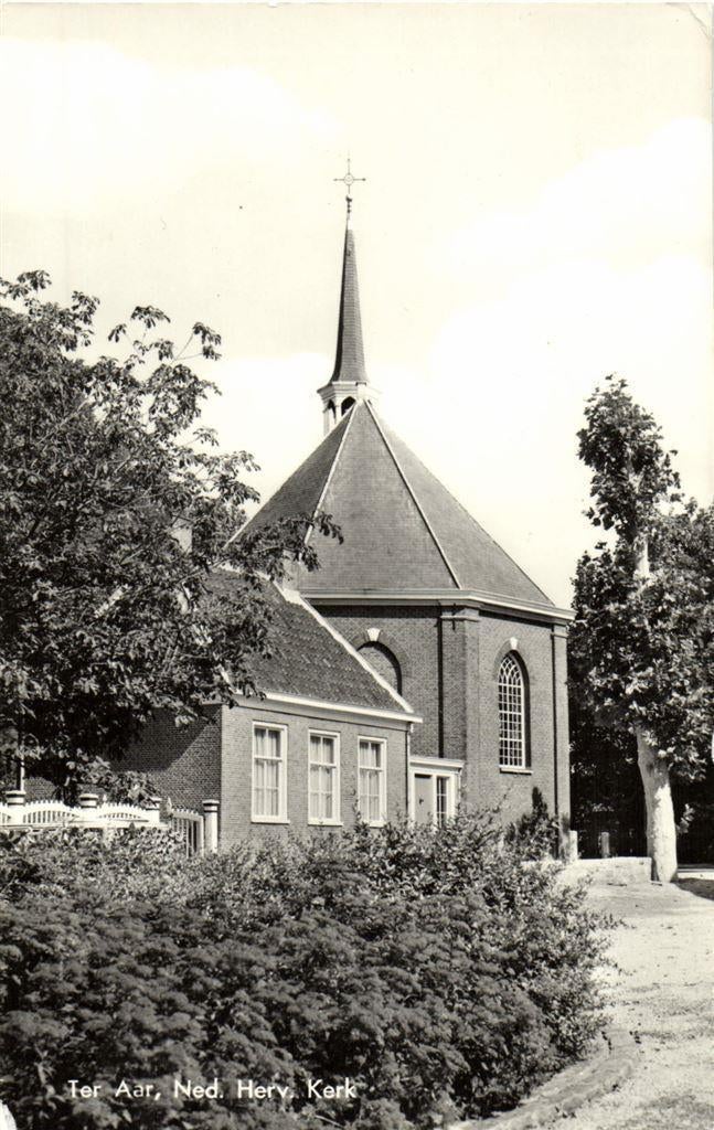 Ter Aar, Ned. Herv. Kerk - ongelopen, Ophalen of Verzenden, Voor 1920, Ongelopen, Groningen