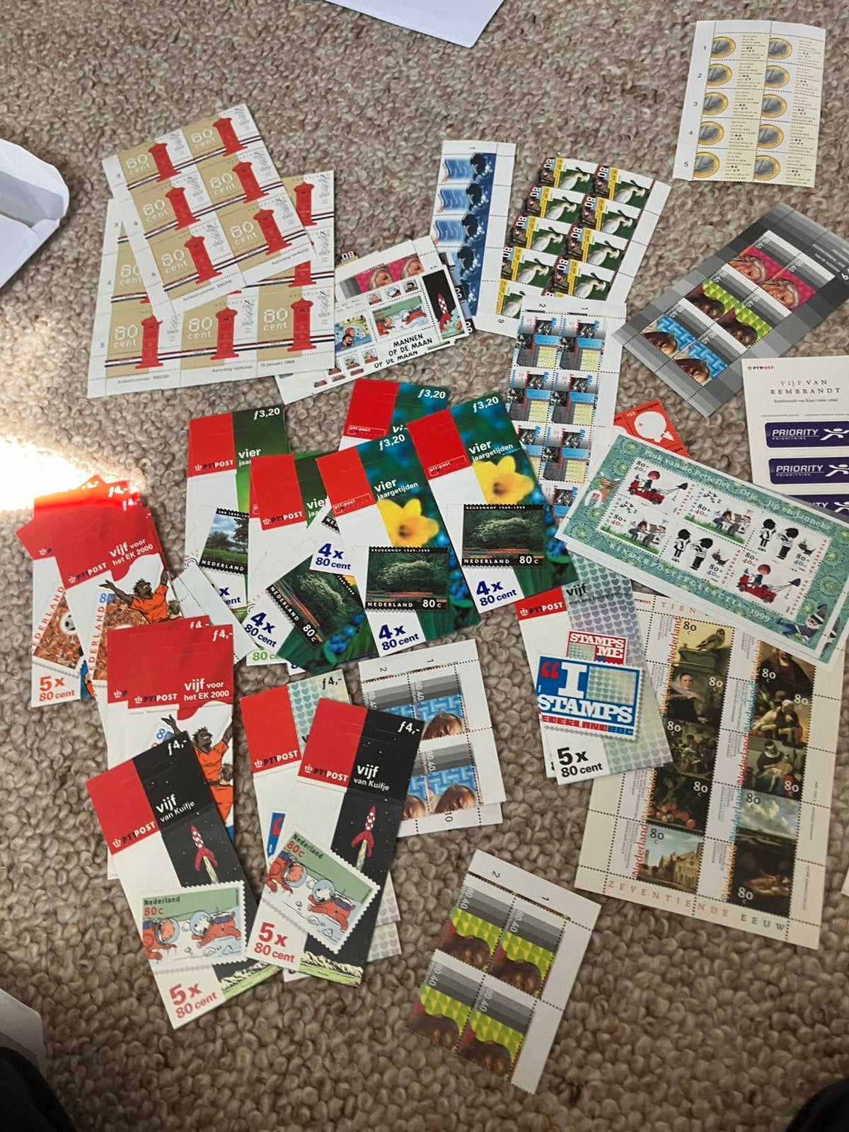 Verzameling postfrisse zegels, series, velletjes 1982-2001, Postzegels en Munten, Postzegels | Nederland, Ophalen of Verzenden