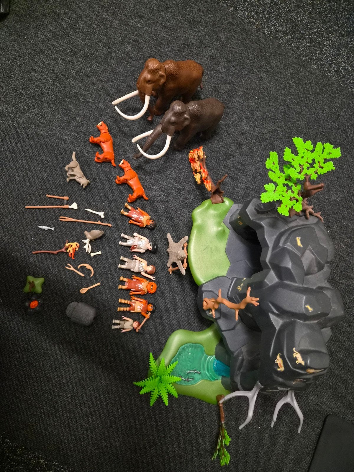 Playmobil Oertijd Set met Mammoeten en Holbewoners, Ophalen, Gebruikt, Complete set, Overige typen