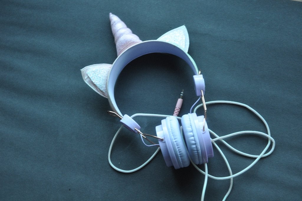 Unicorn koptelefoon, Ophalen of Verzenden, Gebruikt, Roze, Overige merken