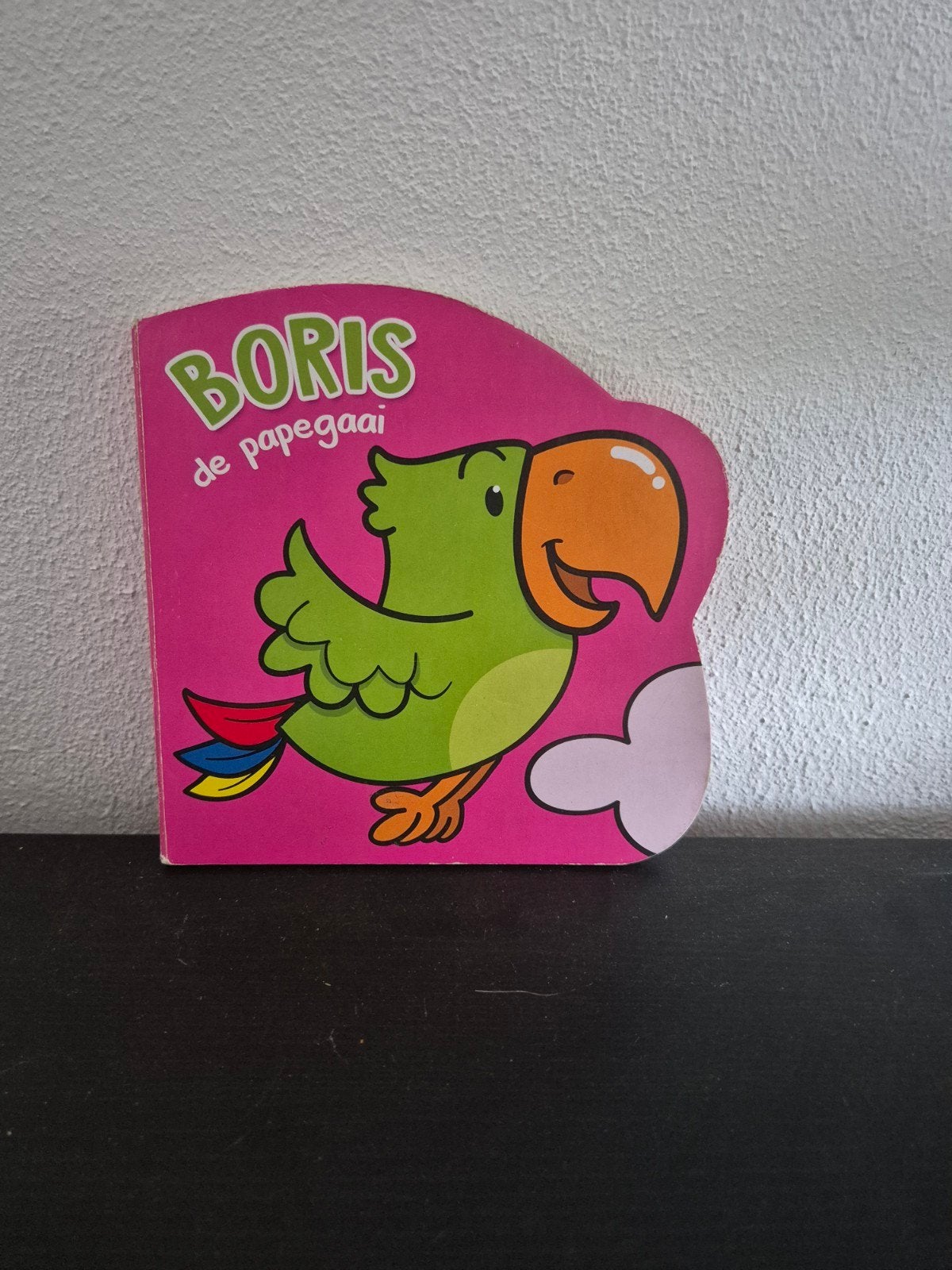 Boris de Papegaai - Ontdekboekje voor kinderen, Ophalen of Verzenden, Zo goed als nieuw, Cécile Marbehant (ontwerp), Gabriel Cortina (illustraties)