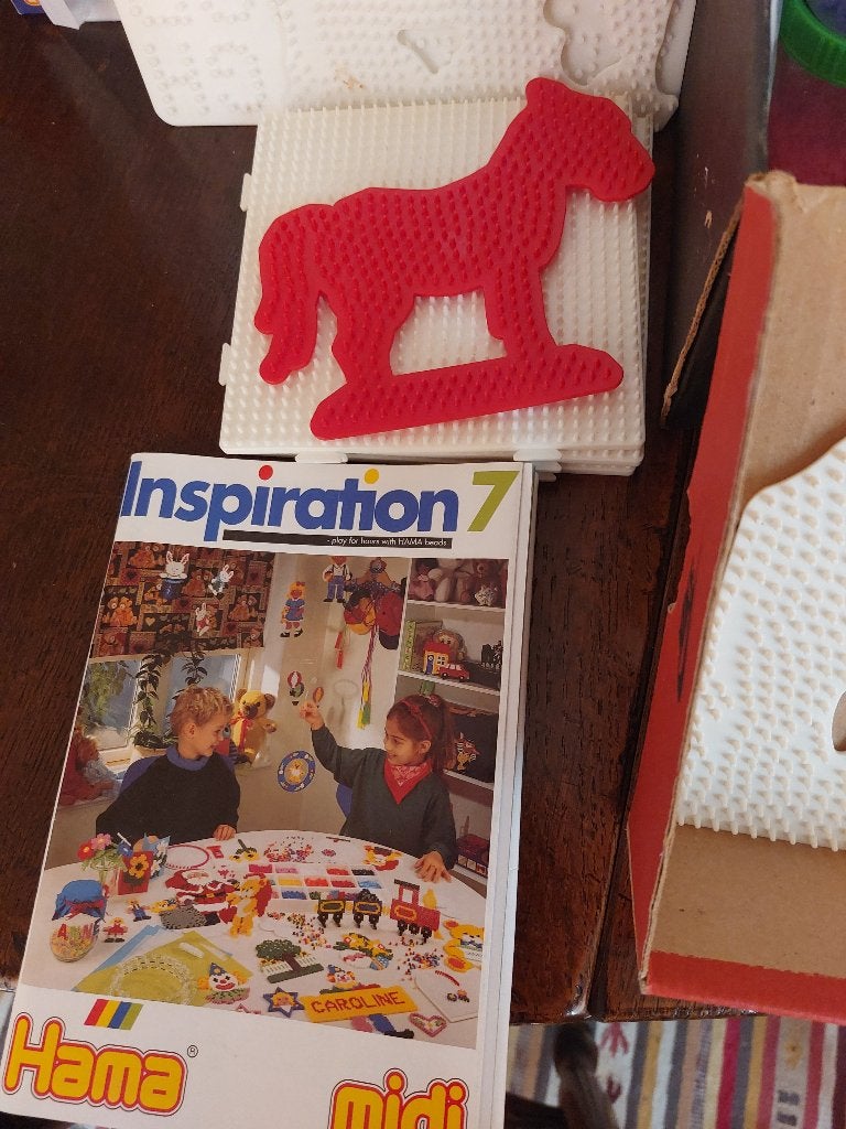 Strijkkralen set met sjablonen en kleispellen, Ophalen, Fantasie, Gebruikt, Meerkleurig