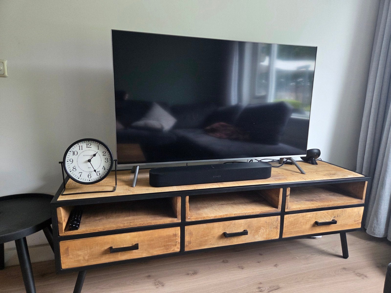 Te koop: nette tv-meubel, Huis en Inrichting, Ophalen, Gebruikt, 150 tot 200 cm, Minder dan 100 cm
