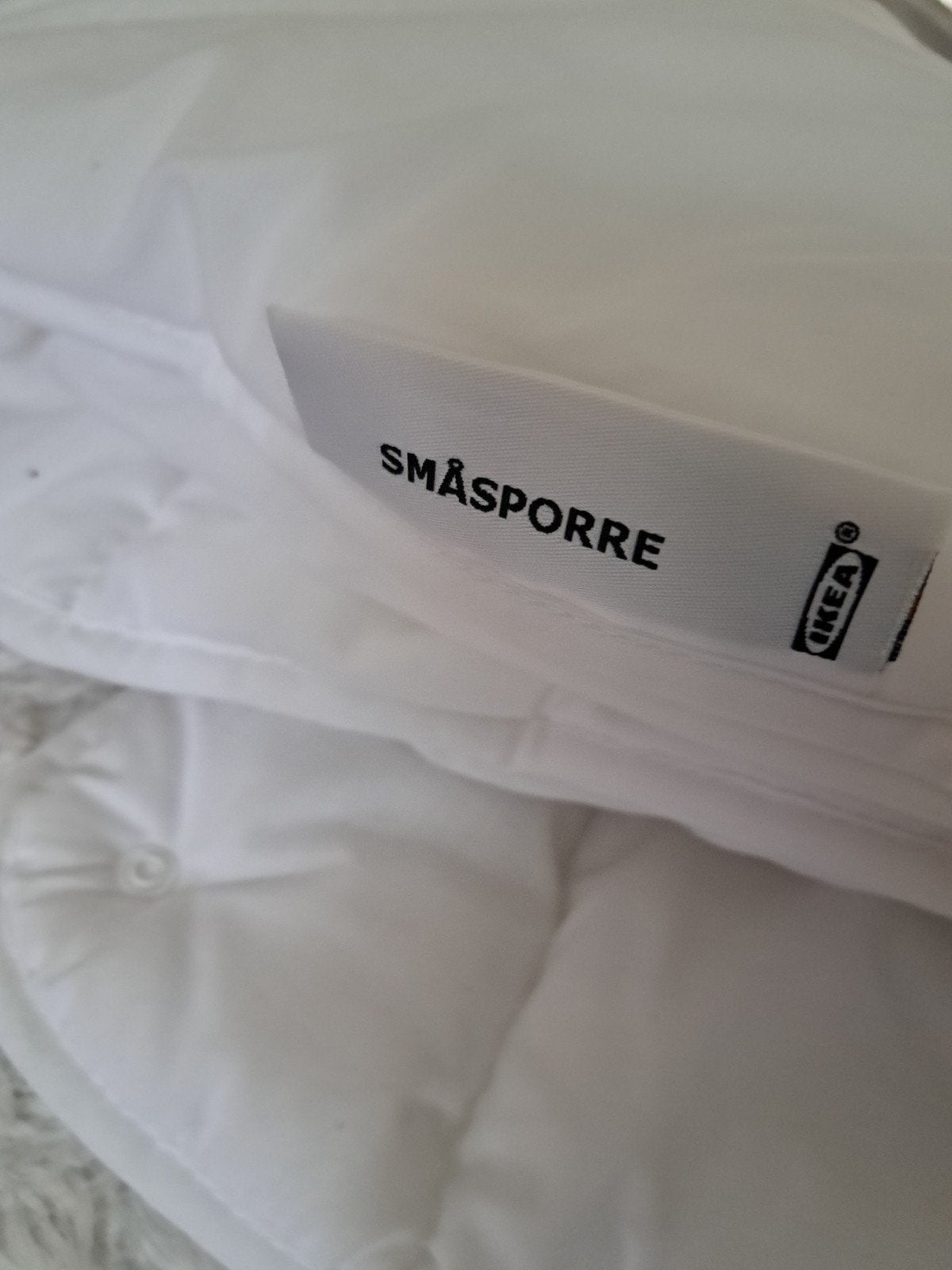 IKEA SMÅSPORRE 4-seizoenen dekbed 140x200 polyester, Eenpersoons, Wit, IKEA, Polyester
