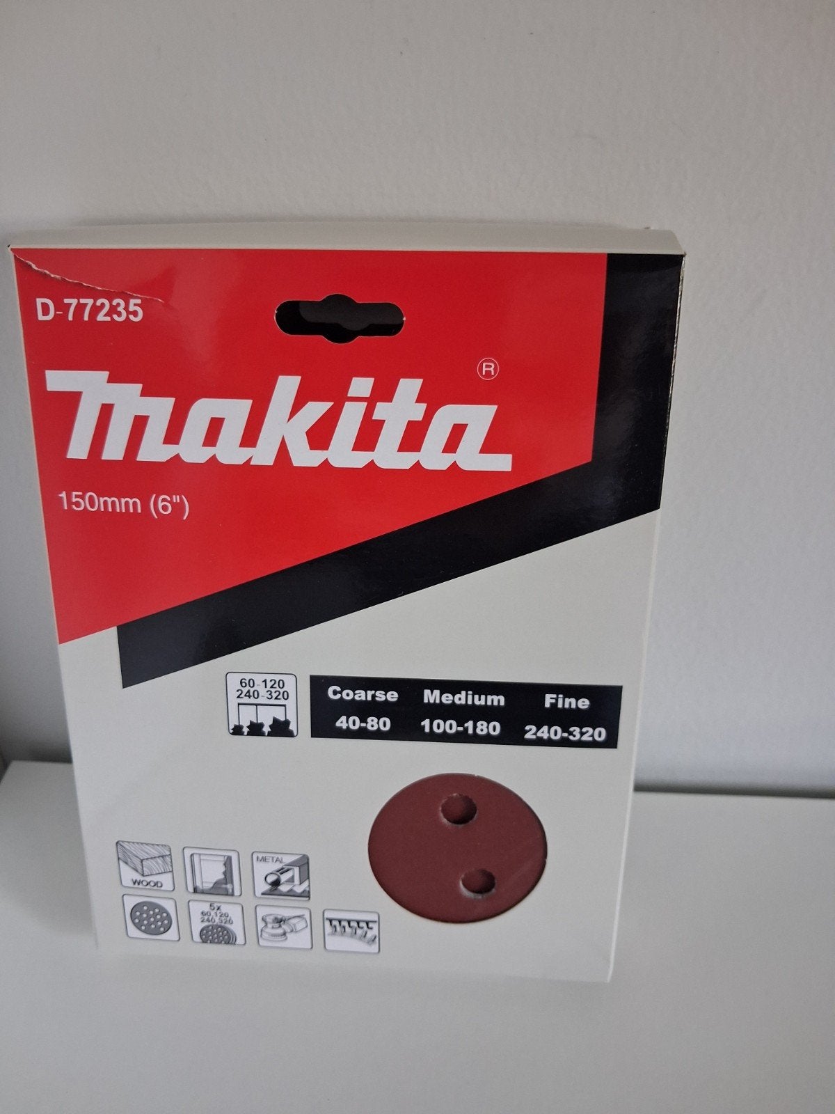 Nieuw! Makita schuurbladen 150mm (6") - diverse korrels, Ophalen of Verzenden, Nieuw, Minder dan 600 watt, Overige typen