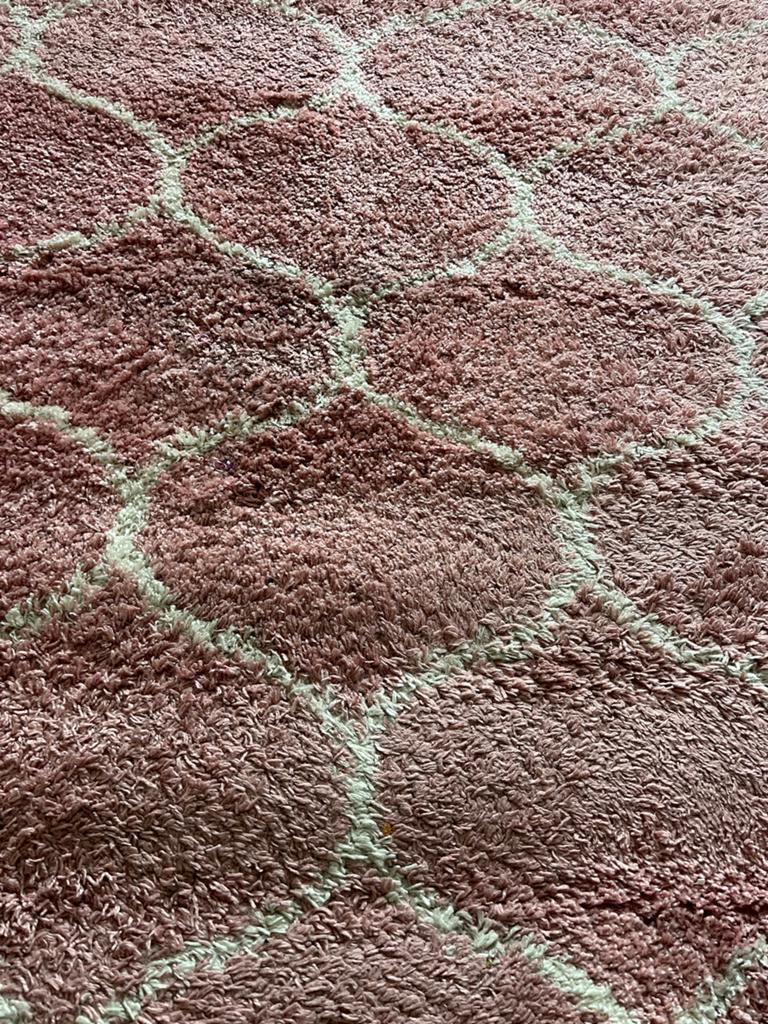 Hoogpolig roze kleed - Salsa Shaggy 160x230 goede staat, Ophalen, Overige kleuren, 150 tot 200 cm, 200 cm of meer