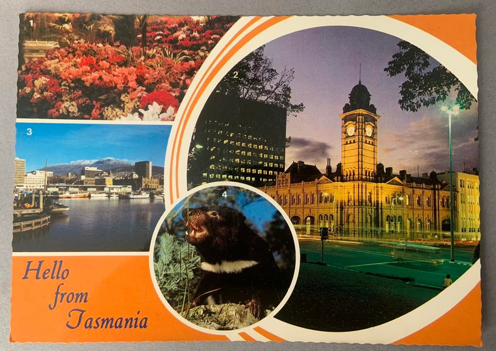 Hello from Tasmania, Ophalen of Verzenden, 1980 tot heden, Buiten Europa