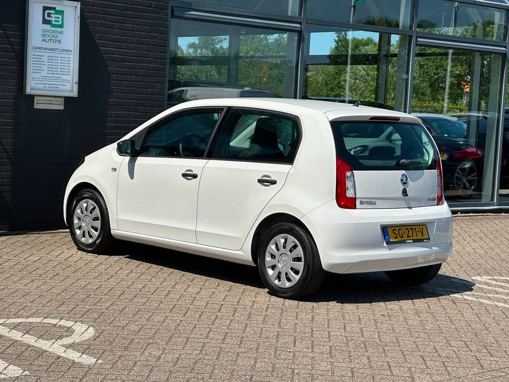 Skoda Citigo 1.0 Greentech Active/5-DRS/NL-AUTO NAP!, Voorwielaandrijving, Stof, Gebruikt, Euro 6