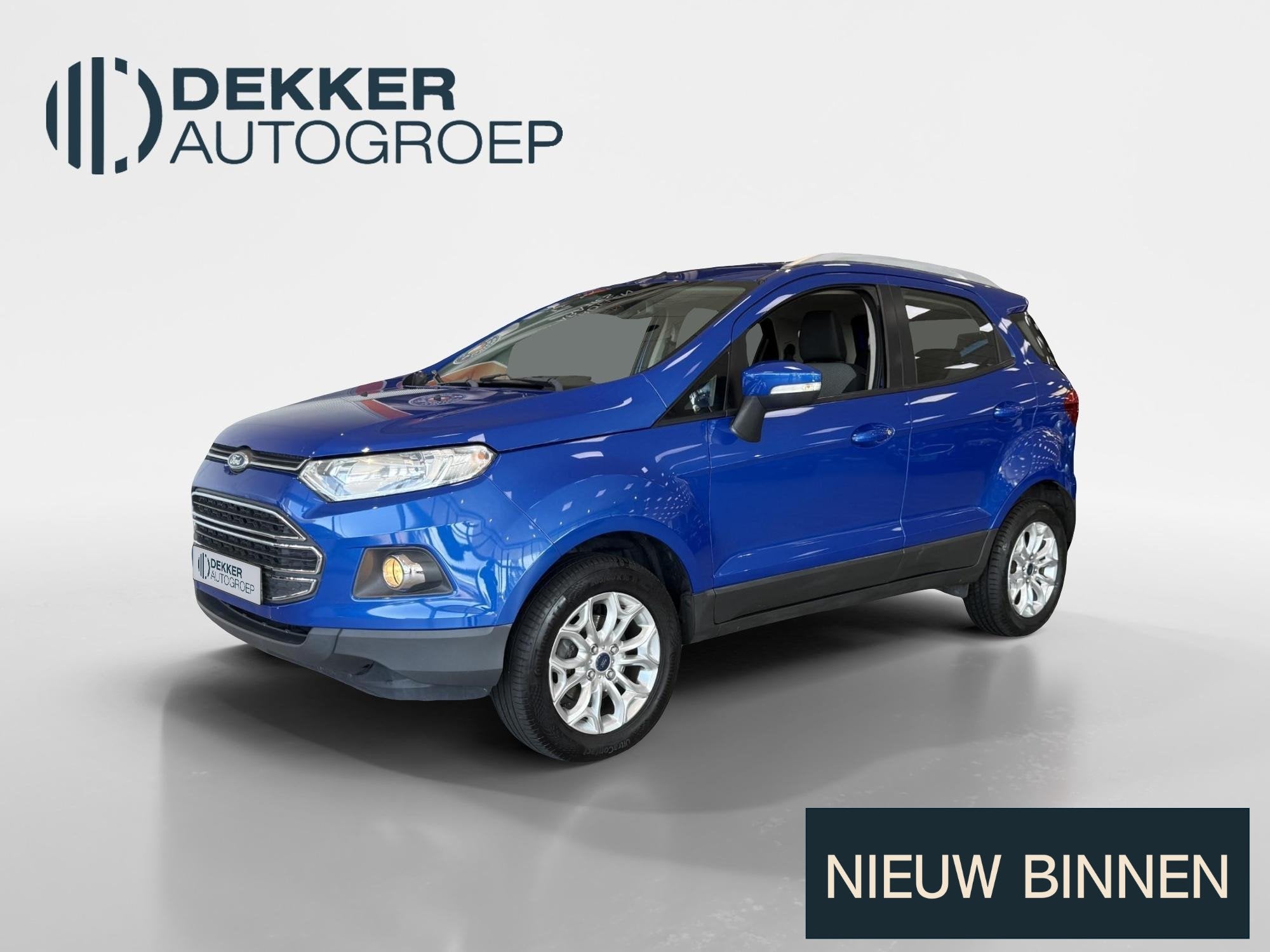 Ford EcoSport 1.0 EcoBoost Titanium Cruisecontrol, Auto's, Voorwielaandrijving, Gebruikt, Ecosport, Blauw