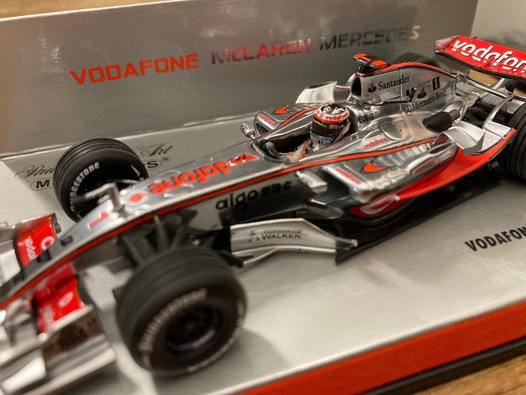 Fernando Alonso 1:43 Showcar 2007 Mclaren Mercedes F1, Ophalen of Verzenden, Nieuw, Formule 1