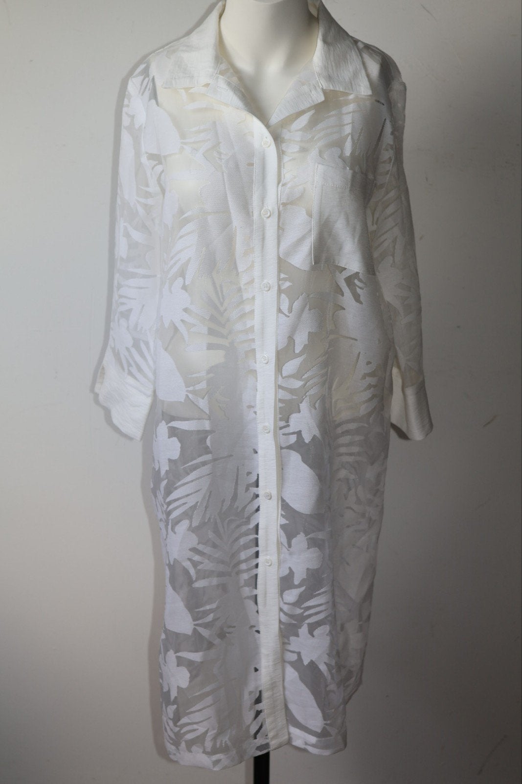 Frank Lyman blouse jurk wit maat 36 S, z.g.a.n., Frank Lyman.nl, Frank Lyman, Ophalen of Verzenden, Zo goed als nieuw