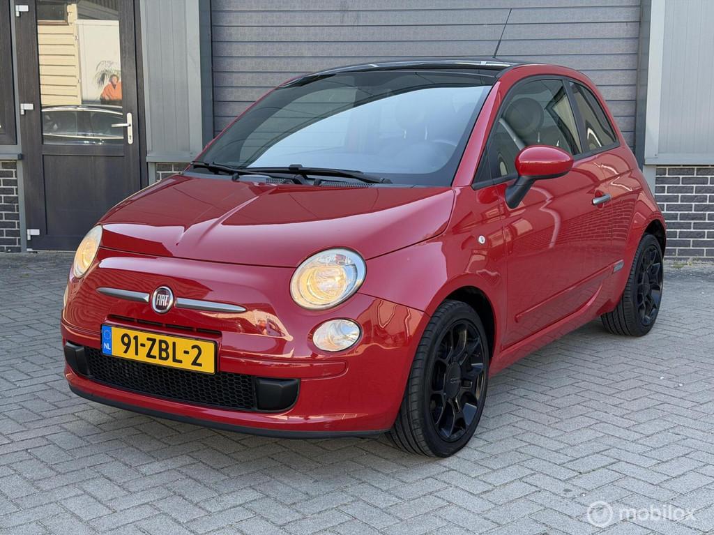 Fiat 500 0.9 TwinAir Lounge/ LEDEREN BEKLEDING/ AIRCO/ APK, Voorwielaandrijving, Euro 5, 86 pk, Gebruikt