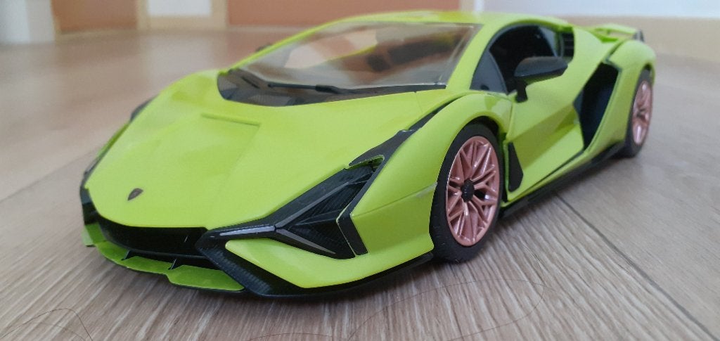Rastar rc Lamborghini Sian FKP37 afstandsbestuurbaar 1:18, Elektro, Nieuw, Ophalen of Verzenden, Auto onroad