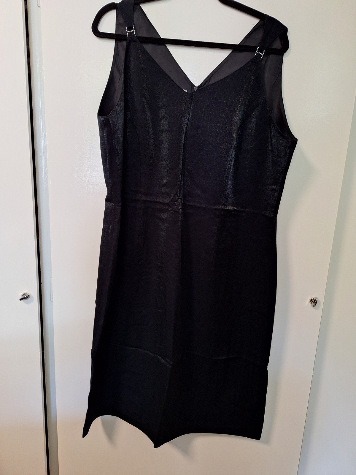 M&S Mode Zwarte Jurk Maat 48, Ophalen, Zwart, Maat 46/48 (XL) of groter, Zo goed als nieuw