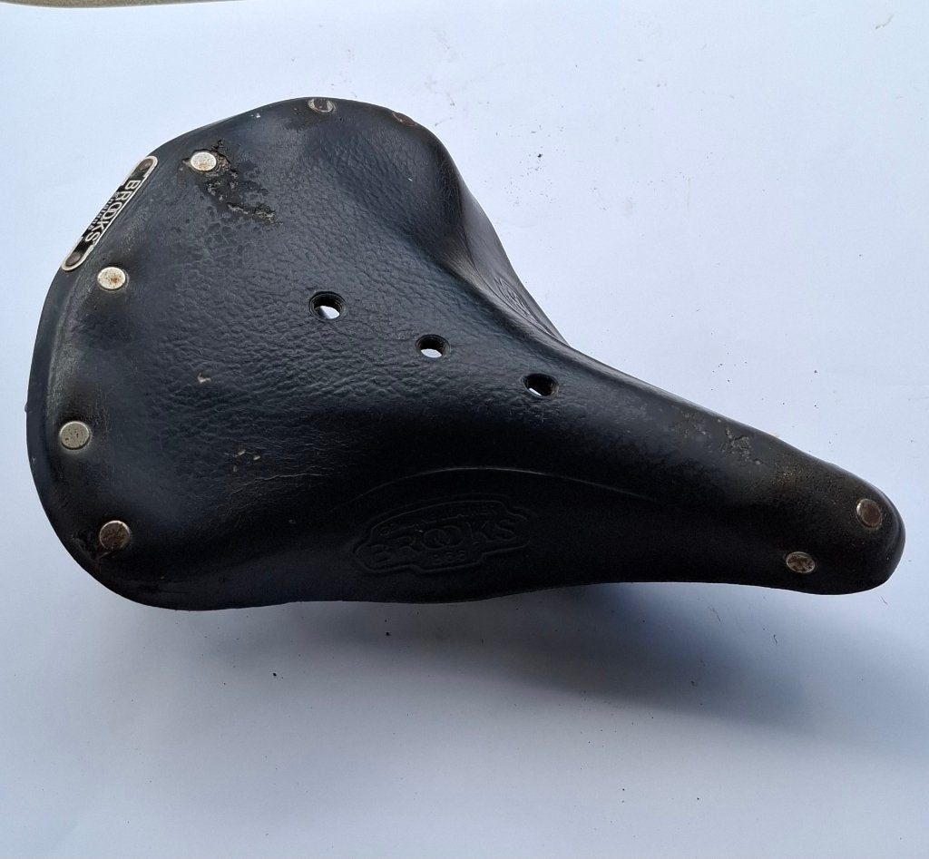 Brooks fietszadel B66 / England oud, Fietsen en Brommers, Fietsaccessoires | Overige Fietsaccessoires, Ophalen of Verzenden, Gebruikt