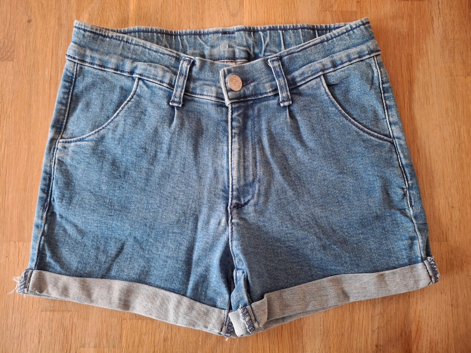 maat 164 Spijker short, Kinderen en Baby's, Kinderkleding | Maat 164, Ophalen of Verzenden, Zo goed als nieuw, Meisje, Broek