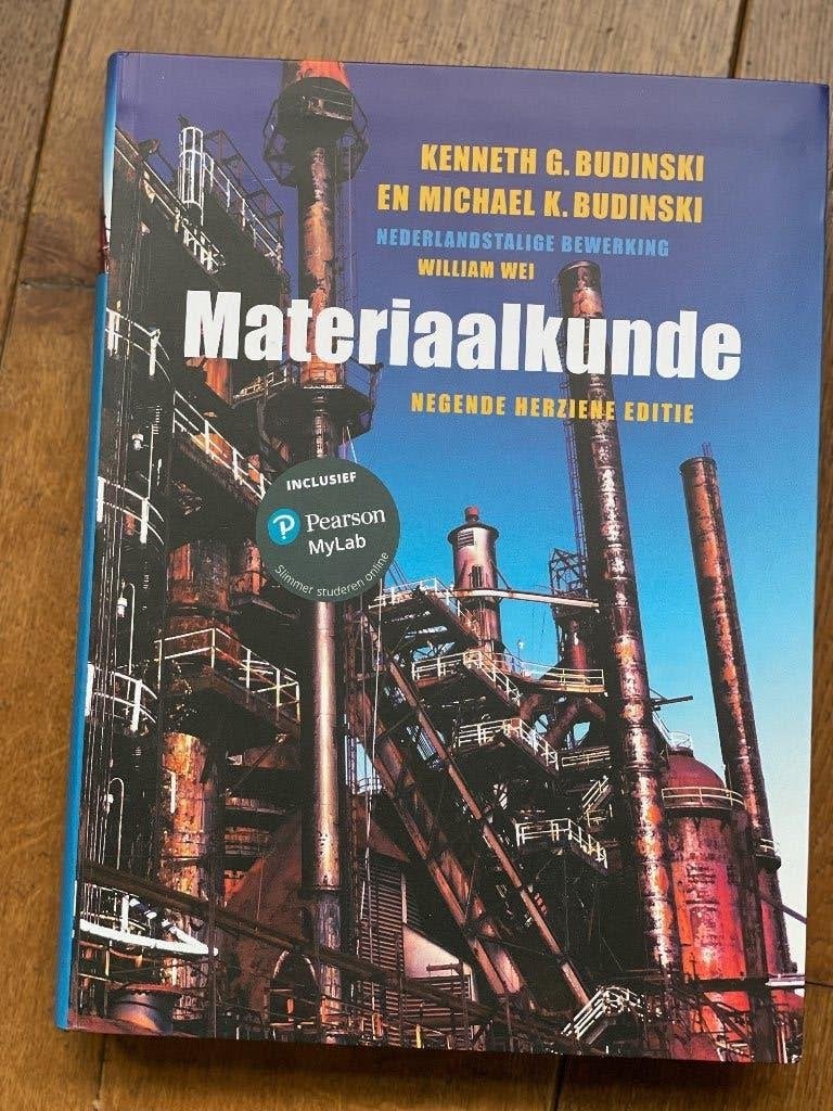 Materiaalkunde (negende herziene editie), Boeken, Studieboeken en Cursussen, Pearson, Zo goed als nieuw, Beta, HBO