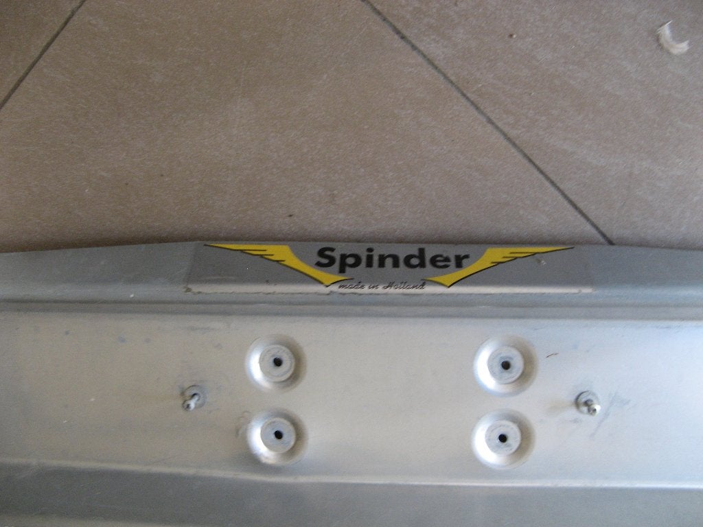 SPINDER Aluminium Bord, Ophalen, 2 fietsen, Gebruikt, Trekhaakdrager