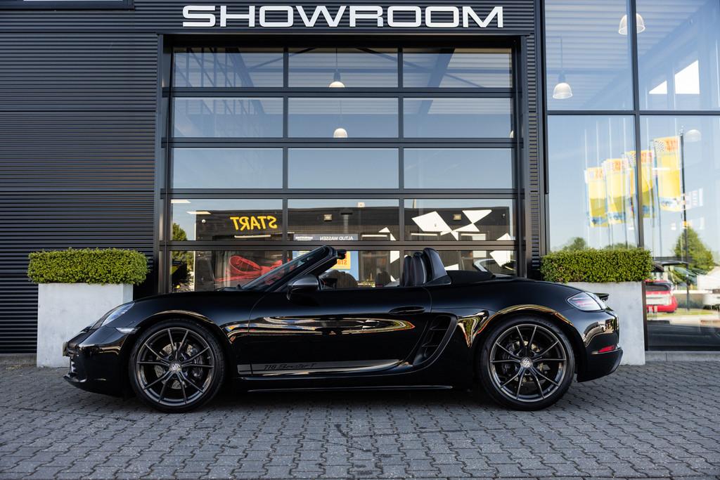 Porsche 718 Boxster 2.0 T, Sportuitlaat, PASM, Chrono Bose,, Achterwielaandrijving, Gebruikt, 4 cilinders, Leder en Stof