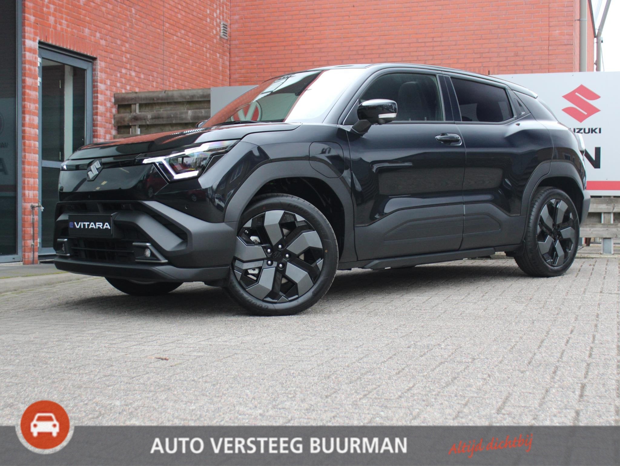 Suzuki e VITARA Style 61 kWh, Auto's, 12 maanden, 750 kg, Leder en Stof, Zwart