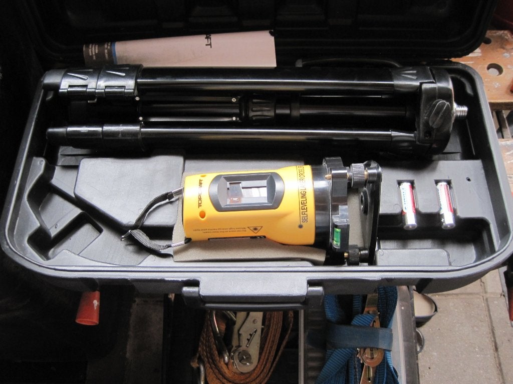 Laser waterpas ( laser rood), Ophalen, Gebruikt, Overige meters