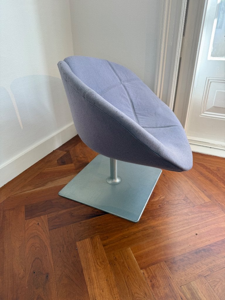 Moroso Fjord Relax Fauteuil - Zo goed als nieuw, Ophalen, Gebruikt, Minder dan 75 cm, Metaal