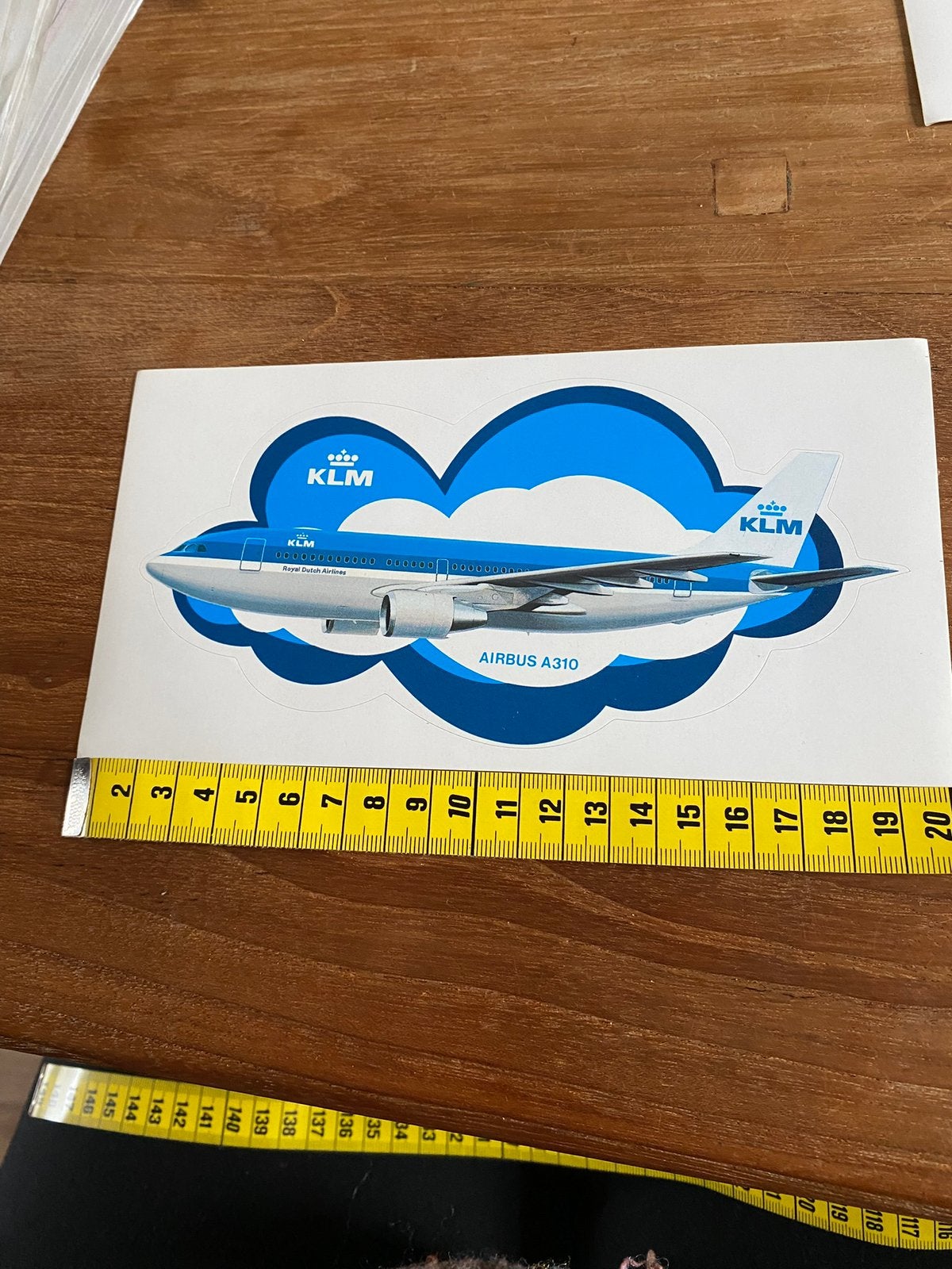 KLM. sticker airbus A310, Verzamelen, Stickers, Ophalen of Verzenden, Nieuw