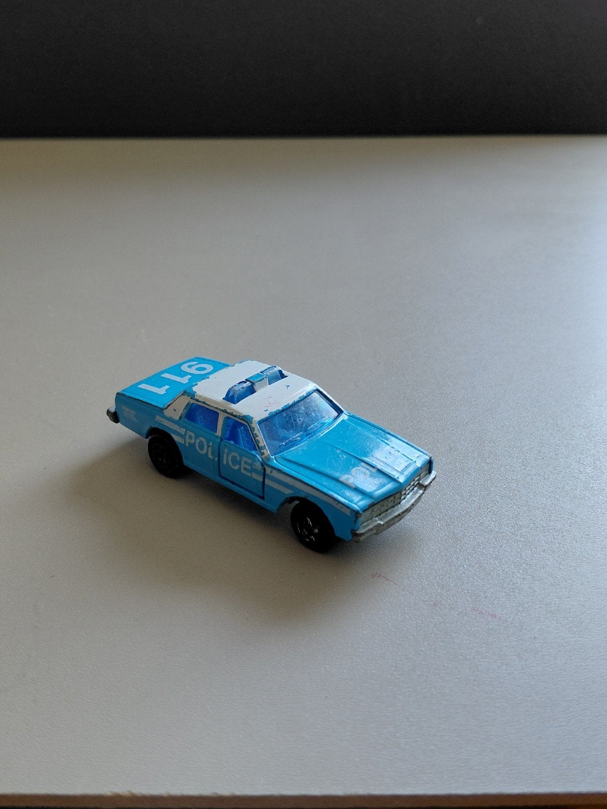 Majorette Chevrolet Impala Police 911 Modelauto Lichtblauw, Ophalen of Verzenden, Gebruikt, Auto