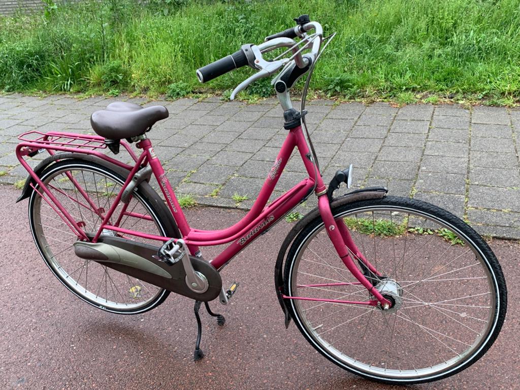 Weinig gebruikte Batavus dames fiets, 53 tot 56 cm, Versnellingen, Ophalen of Verzenden, Zo goed als nieuw