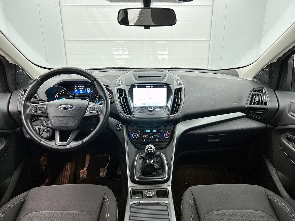 Ford Kuga 1.5 EcoBoost Titanium (NAVIGATIE, CLIMA, STUURBEDI, Auto's, Ford, Stof, 4 cilinders, Zwart, Origineel Nederlands