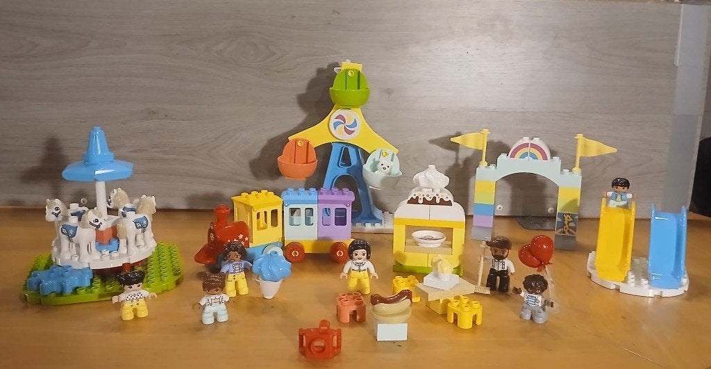 Duplo 10956 Kermis, Ophalen of Verzenden, Zo goed als nieuw, Complete set, Duplo