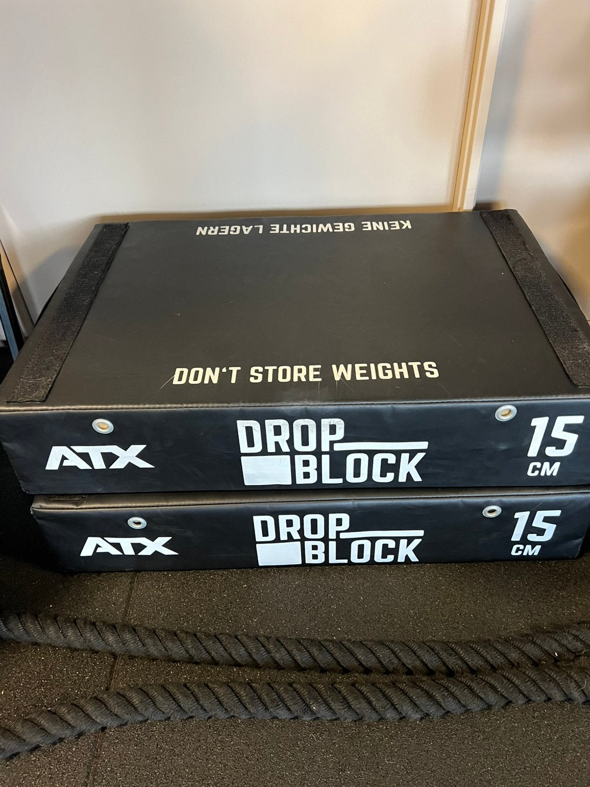 Drop lock ATX 2x 15 cm, Sport en Fitness, Fitnessmaterialen, Ophalen, Zo goed als nieuw