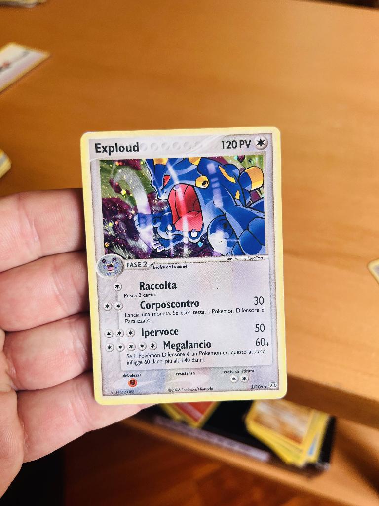 Exploud 3/106 Holo Ex Emerald Pokemon, Verzenden, Zo goed als nieuw, Losse kaart, Foil