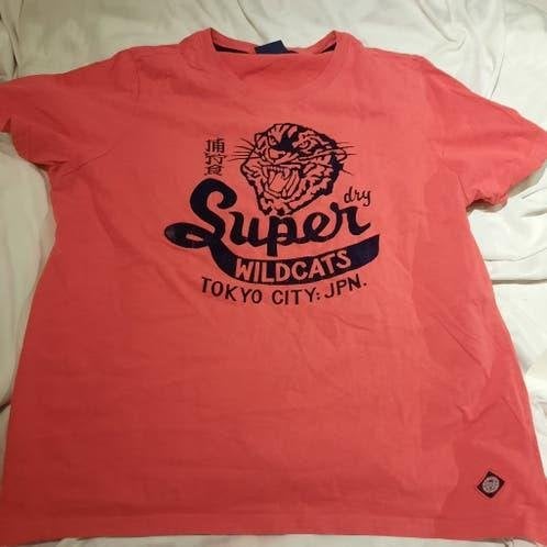 Shirt 44 merk superdry, Verzenden, Gedragen, Maat 42/44 (L), Korte mouw