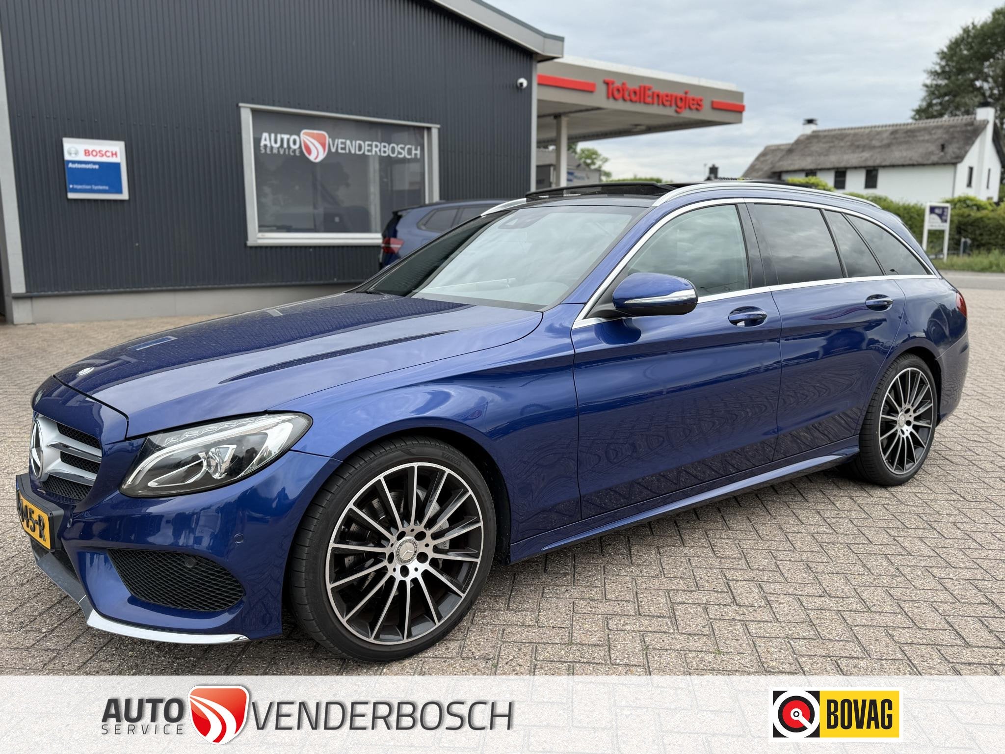 Mercedes-Benz C-klasse Estate 180 Edition 1 157pk AMG Line |, Automaat, Achterwielaandrijving, Euro 6, 4 cilinders