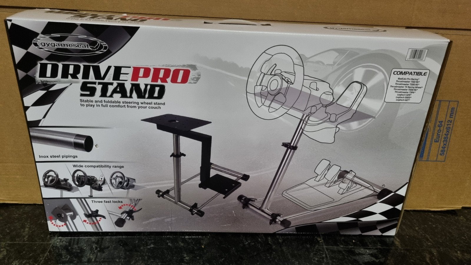 Drive Pro Stand - Stuurwielstandaard voor racesturen, Houder/standaard, Nieuw, Verstelbaar, PC