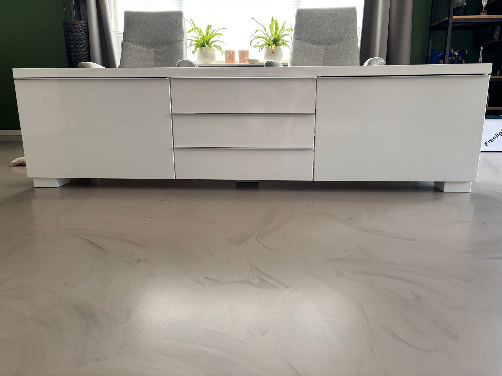 Witte IKEA kast met lades - Goede staat, Ophalen, Gebruikt, 150 tot 200 cm, Wit hoogglans.