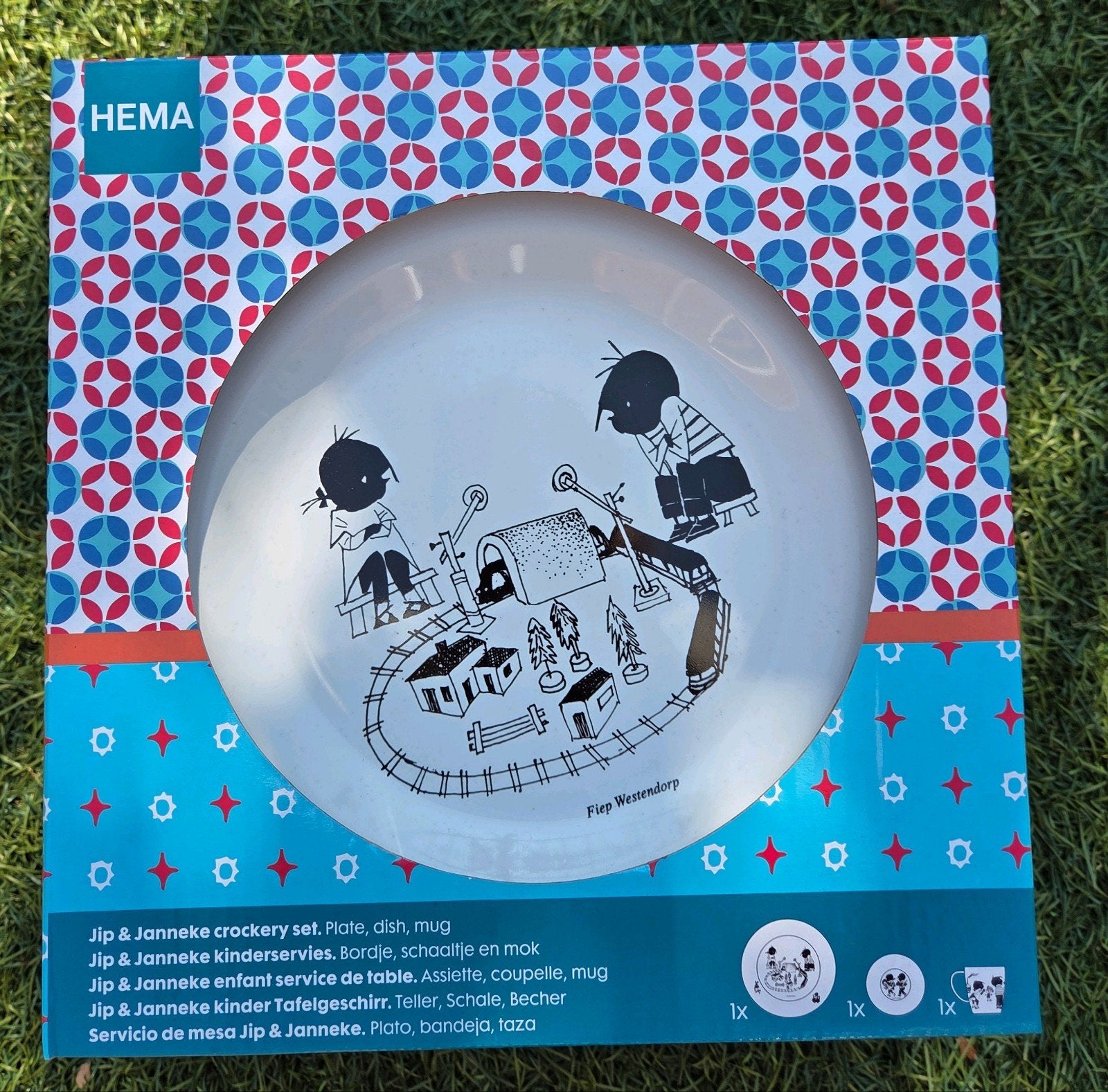 Jip en Janneke kinderservies, Ophalen, Nieuw