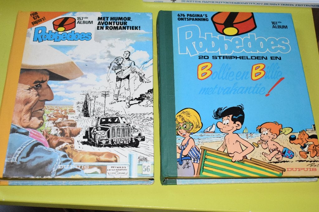 2 x Robbedoes 1980- 1981- Gebonden-, Ophalen of Verzenden, Zo goed als nieuw, Robbedoes, Meerdere stripboeken