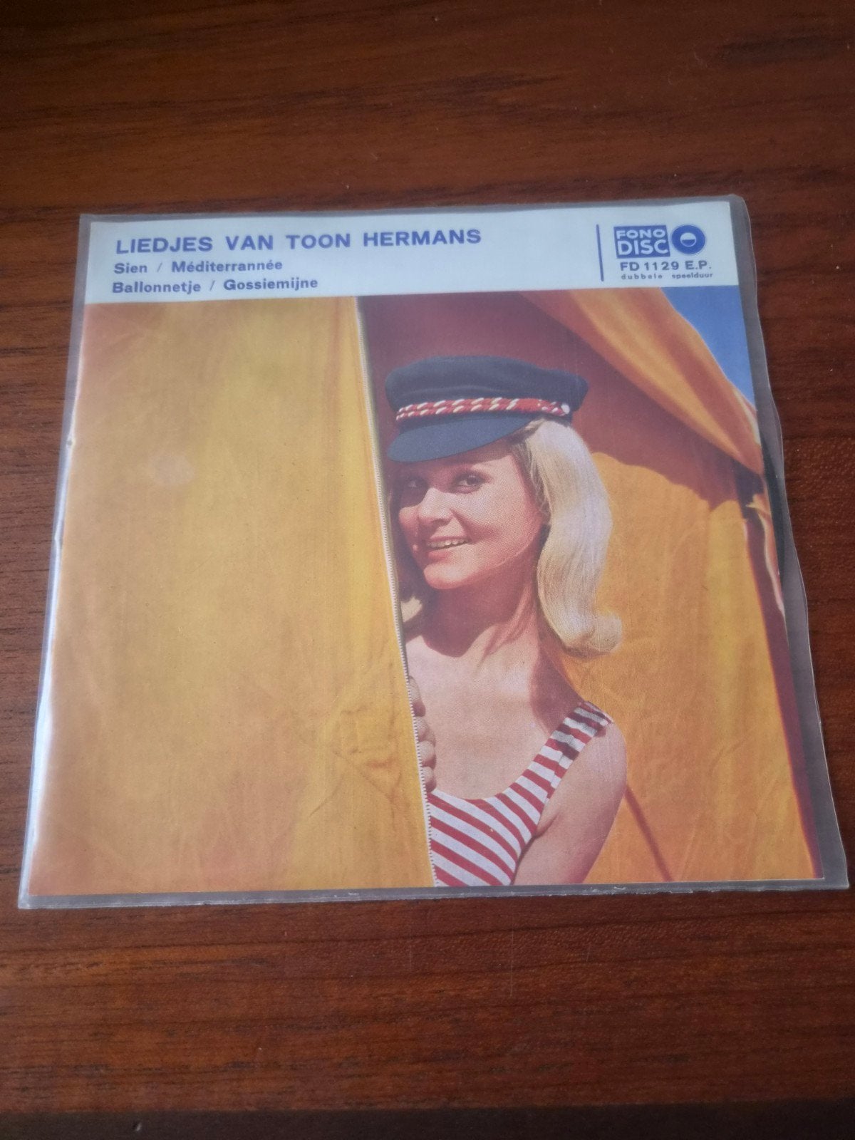Toon Hermans - Liedjes van Toon Hermans EP (Vinyl), Gebruikt, 7 inch, Ophalen of Verzenden, Humor en Cabaret