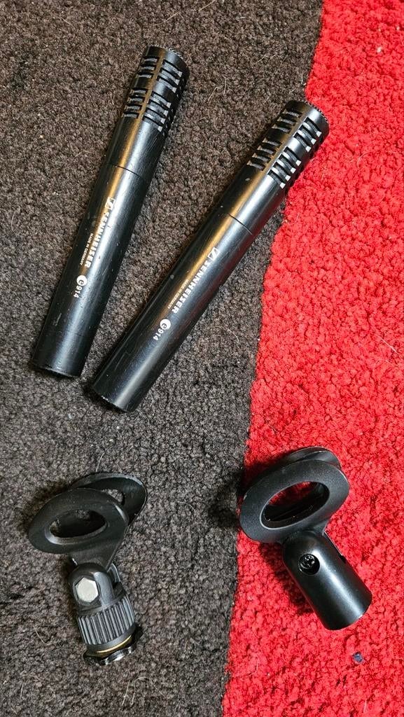Sennheiser e914 condensator microfoon 2x, Muziek en Instrumenten, Microfoons, Gebruikt, Instrumentmicrofoon, Ophalen of Verzenden