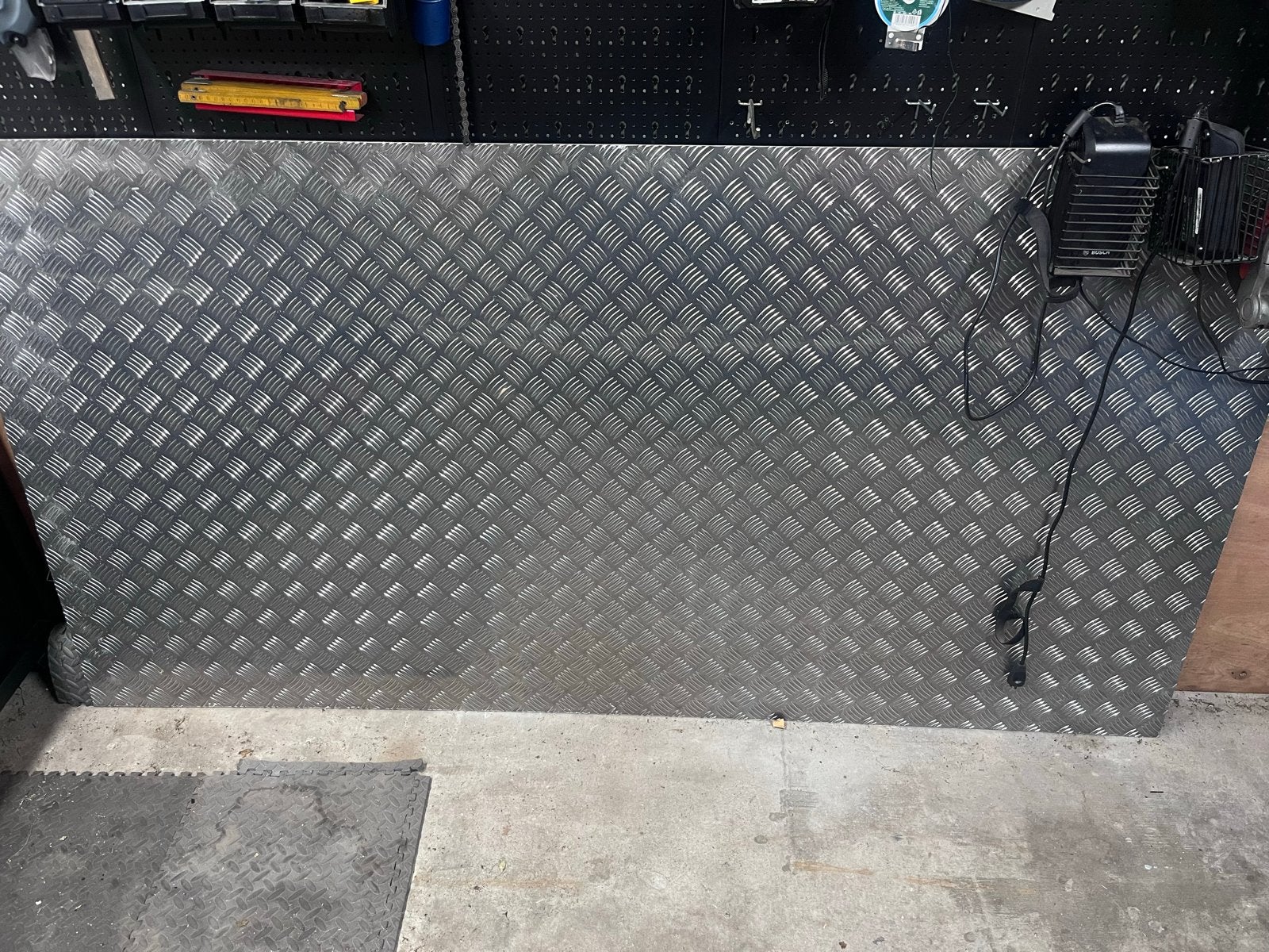 aluminium traanplaat, Ophalen, Gebruikt, Aluminium