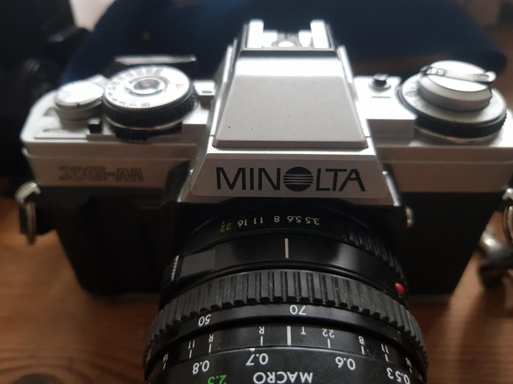 Te koop Minolta XG-M +accessoires., Ophalen of Verzenden, Spiegelreflex, Minolta