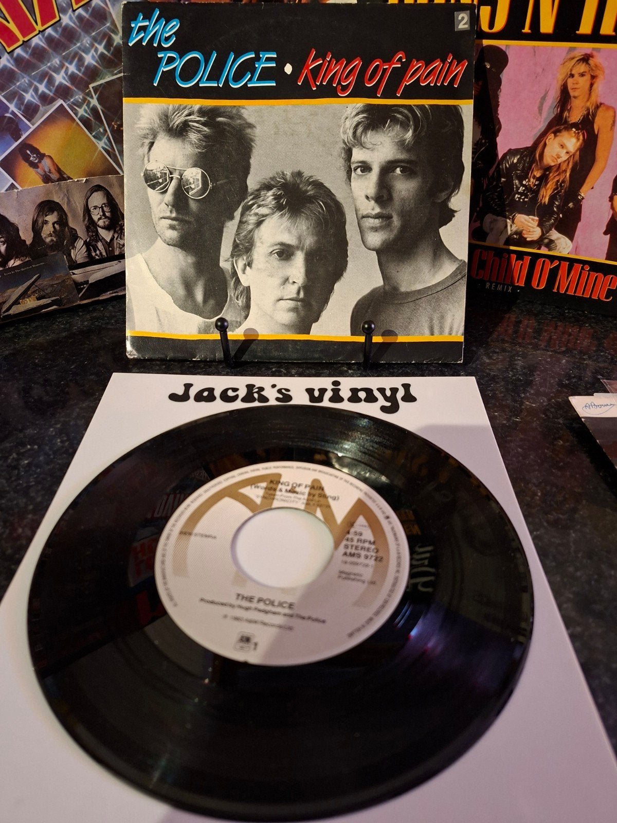 The Police - King of Pain (Single, 7 inch) 1983, Fotohoes, Ophalen of Verzenden, Gebruikt, 7 inch