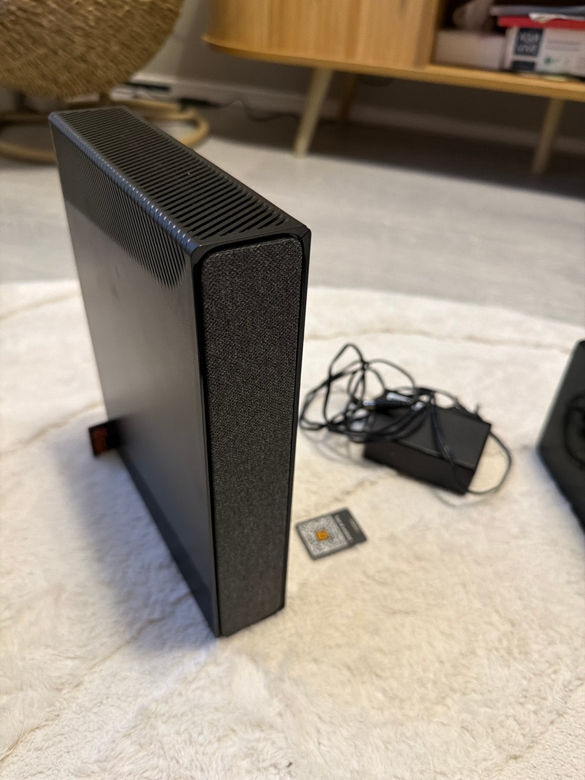Ziggo Sagemcom SmartWifi modem (zwart) Wifi 6, Computers en Software, Routers en Modems, Ophalen of Verzenden, Zo goed als nieuw
